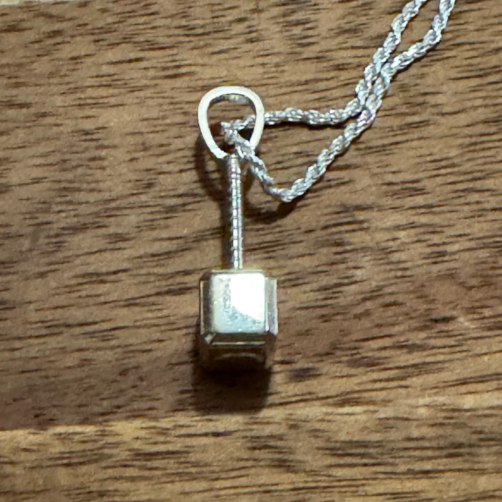 Custom Thor’s Silver Hammer Pendant Necklace